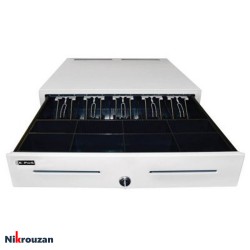 کشوی پول زنگدار ای پوز مدل E-POS ECH-460 RJ11 (سفید)