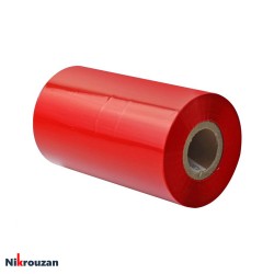 ریبون وکس رزین رنگ قرمز Red Wax Resin Ribbon 110×300