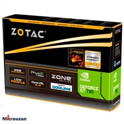 کارت گرافیک مدل ZOTAC GT730 2GB 64Bit DDR3