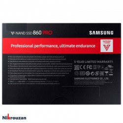 هارد SSD سامسونگ پاور مدل Samsung Pro 860 512GB