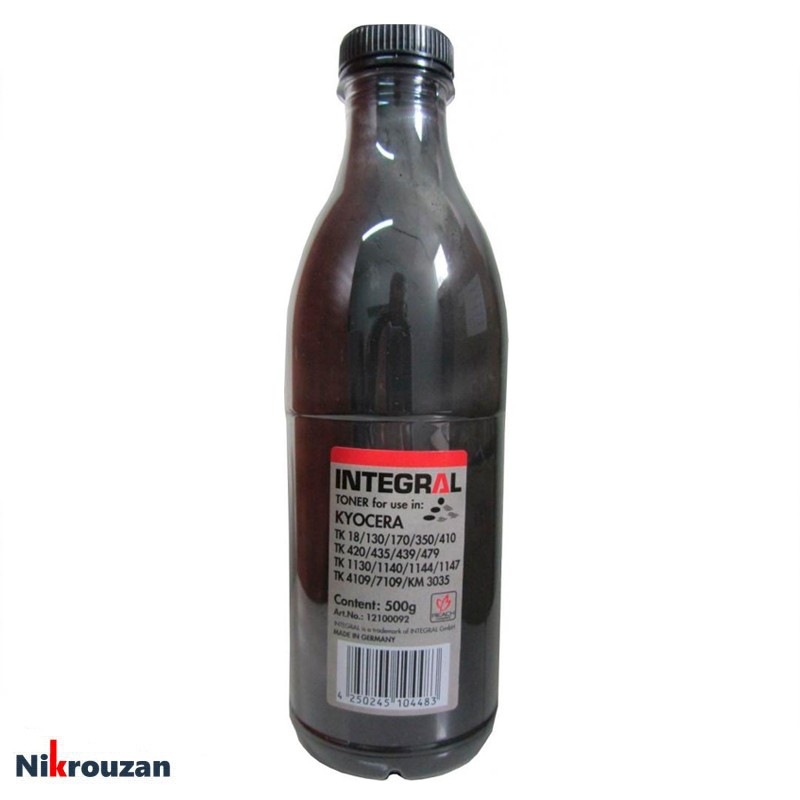 تونر شارژ اینتگرال کیوسرا 500 گرمی Integral Kyocera Toner 500g تونر شارژ اینتگرال کیوسرا 500 گرمی Integral Kyocera Toner 500g