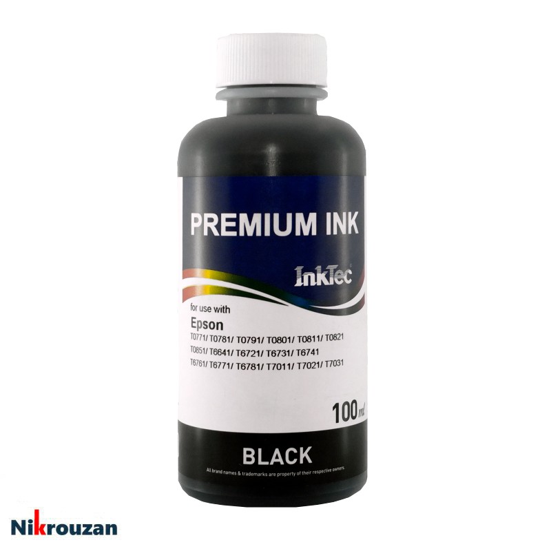 جوهر مشکی اینک تک (داخلی) برای پرینترهای اپسون مدل Epson Inktec 100ml جوهر مشکی اینک تک (داخلی) برای پرینترهای اپسون مدل Epson Inktec 100ml