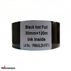 ریبون تاریخ زن حرارتی مدل 30x120 (30 میلی متر عرض × 120 متر طول)