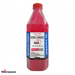 تونر شارژ رنگی کونیکا مینولتا برند آی نیک (Inik) رنگ قرمز 250 گرمی