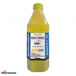 تونر شارژ رنگی کونیکا مینولتا برند آی نیک (Inik) رنگ زرد 250 گرمی