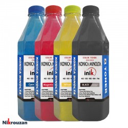 ست رنگی تونر شارژ کونیکا مینولتا برند آی نیک (Inik)