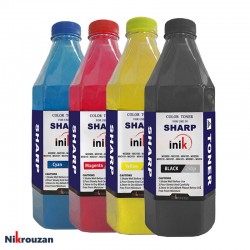 ست رنگی تونر شارژ شارپ برند آی نیک (Inik) 250 گرمی