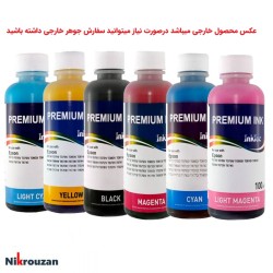 جوهر شش رنگ اینک تک (داخلی) برای پرینترهای اپسون مدل Epson Inktec 100ml