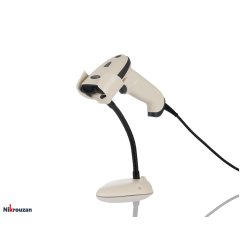 بارکد خوان با سیم اسکار مدل OSCAR UNIBAR 1D سفید (با پایه)(دو LED)