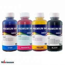 جوهر چهاررنگ اینک تک (خارجی) برای پرینترهای کانن مدل Canon Inktec 100ml