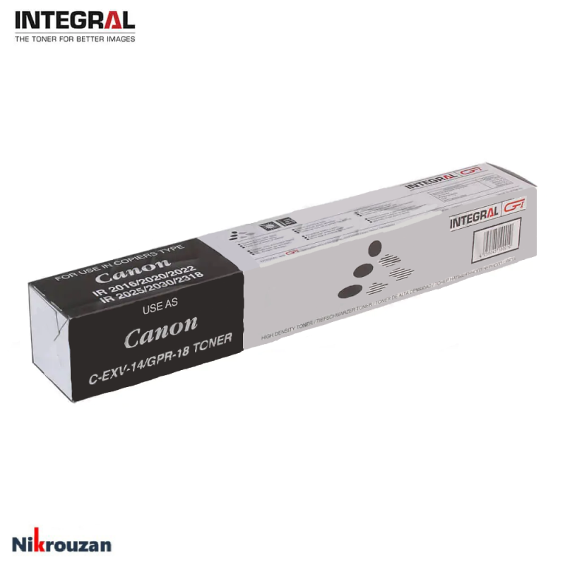 کارتریج تونر اینتگرال کانن 460گرمی مدل Integral Canon Cartridge Toner 460g IR-2016/2020 کارتریج تونر اینتگرال کانن 460گرمی مدل Integral Canon Cartridge Toner 460g IR-2016/2020