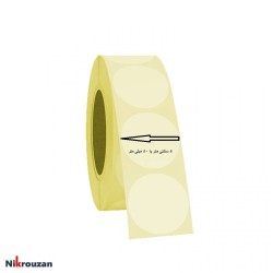 لیبل کاغذی دایره ای به قطر ۵ سانتی متر (۵۰ میلی متر) 1000 عددی Round Paper Label 50mm
