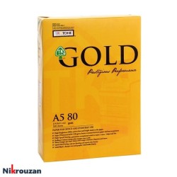 کاغذ A5 گلد (Gold) 80 گرمی بسته 500 عددی
