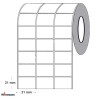 لیبل (برچسب) کاغذی رنگ قرمز سه ردیفه 31×21 Red Paper Label