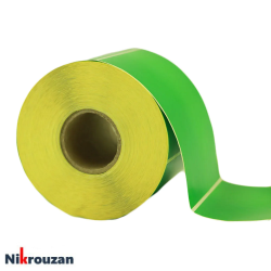 (برچسب) کاغذی رنگ سبز تک ردیفه 75×40 Green Paper Label