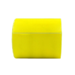 لیبل (برچسب) کاغذی رنگ زرد تک ردیفه 100×80 Yellow Paper Label