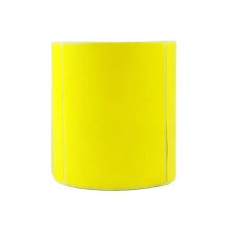 لیبل (برچسب) کاغذی رنگ زرد تک ردیفه 100×80 Yellow Paper Label