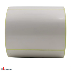 لیبل (برچسب) پی وی سی (صدفی) تک ردیفه PVC Label 80×100