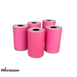 رول کاغذ حرارتی 40 یاردی (36.5 متری) هانسول رنگ صورتی